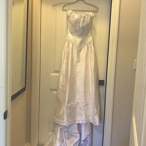 Christos Silk Wedding Dress